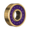 FKD Skate Bearings Pro Purple / Gold Skateboard Bearings