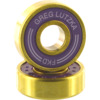 FKD Skate Bearings Pro Purple / Gold Skateboard Bearings