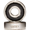 Lucky Skate Bearings 8mm Black Beauty ABEC 5 Skateboard Bearings