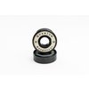 Quantum Bearing Science Hoefler Metallics Plus White / Black Skateboard Bearings