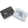 Quantum Bearing Science Hoefler Metallics Plus White / Black Skateboard Bearings