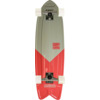 Aluminati Skateboards Summer Surf Fish V-Cut Cruiser Complete Skateboard - 8.12" x 28"