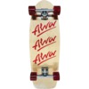 Alva Skateboards 1980 Tri-Logo Pig Natural / Red Complete Skateboard - 10" x 30"