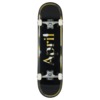 April Skateboards OG Logo Golden Black Complete Skateboard - 8.25"