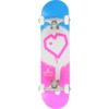Blueprint Skateboards Spray Heart Pink / Blue Mini Complete Skateboard - 7.25" x 31.125"