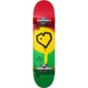 Blueprint Skateboards Spray Heart Rasta Complete Skateboard - 8" x 31.5"