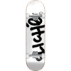 Cliche Skateboards Handwritten White / Black Complete Skateboard - 8" x 32"