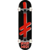 Deathwish Skateboards Gang Logo Black / Red / White Complete Skateboard - 7.75" x 32"