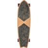 Globe Skateboards Chromantic Teak / Floral Couch Cruiser Complete Skateboard - 9.7" x 33"