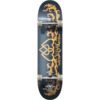 The Heart Supply Skateboards Bam Margera Bamly Blue / Yellow Mini Complete Skateboard - 7.25" x 30"