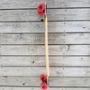Layback Longboards Finish Line Red Longboard Complete Skateboard - 9.12" x 39"