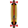 Layback Longboards Finish Line Red Longboard Complete Skateboard - 9.12" x 39"