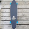 Layback Longboards Slotted Longboard Complete Skateboard - 9.75" x 40"