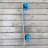 Layback Longboards Slotted Longboard Complete Skateboard - 9.75" x 40"