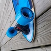 Layback Longboards Slotted Longboard Complete Skateboard - 9.75" x 40"