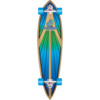 Layback Longboards Soulride Blue Longboard Complete Skateboard - 9.75" x 40"