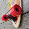 Layback Longboards Soulride Red Longboard Complete Skateboard - 9.75" x 40"