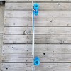 Layback Longboards Sunstripe Drop-Through Blue Longboard Complete Skateboard - 9.75" x 40"