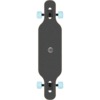 Long Island Longboards Geo Flex 2 Fiberflex Longboard Complete Skateboard - 9.4" x 40"