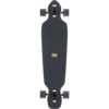 Landyachtz Battle Axe Bengal White / Gold Longboard Complete Skateboard - 9.4" x 38.2"