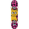 Meow Skateboards Big Cat Checker Twist Pink Micro Complete Skateboard - 6.5" x 28"