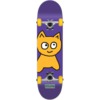 Meow Skateboards Big Cat Purple Mini Complete Skateboard Soft Top - 7"