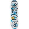 Meow Skateboards Logo Blue Camo Complete Skateboard - 8" x 32"