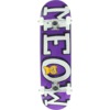 Meow Skateboards Logo Purple Complete Skateboard - 8.25" x 32"