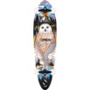 Omen Boards Endangered Snowy Owl Pintail Longboard Complete Skateboard - 9.1" x 38"