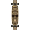 Omen Boards Maori Mask Drop Through with Kick Longboard Complete Skateboard - 9.5" x 41.5"