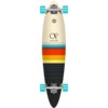 Ocean Pacific Swell Pintail Off-White/ Black Longboard Complete Skateboard - 8.75" x 40"