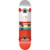 Ocean Pacific Sunset Park/Street White / Red Complete Skateboard - 8" x 32"
