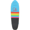 Ocean Pacific Sunset Blue / Black Cruiser Complete Skateboard - 7.5" x 27"