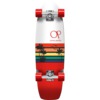 Ocean Pacific Sunset White / Red Cruiser Complete Skateboard - 8.75" x 30"