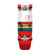 Ocean Pacific Sunset White / Red Cruiser Complete Skateboard - 8.75" x 30"