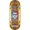 Opera Skateboards Fatties Torn Spike Brown / Yellow Complete Skateboard - 12"