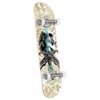 Powell Peralta Skull & Sword White / Metallic Gold Complete Skateboard - 8"