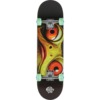 Push Skateboards Gecko Eyes Green Mid Complete Skateboard - 7.5" x 31.5"