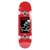 Push Skateboards Skeleton Modern Mini Red Complete Skateboard - 8"