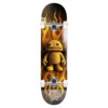 Push Skateboards Mr Furry Orange Micro Complete Skateboard - Soft Top Griptape - 6.75" x 28"