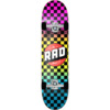 RAD Wheels Checker 2 Neon Fade Complete Skateboard - 7.75" x 31.25"
