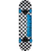 Speed Demons Skateboards Checkers Black / Blue Mini Complete Skateboard - 7.25" x 30"