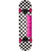 Speed Demons Skateboards Checkers Black / Pink Complete Skateboard - 7.75" x 31.7"