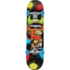 Speed Demons Skateboards Paintballer Black Mini Complete Skateboard - Soft Top Griptape - 7" x 29"