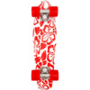 Swell Skateboards Aloha White / Red Cruiser Complete Skateboard - 6" x 22"