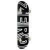 Zero Skateboards Bold Black / White Mid Complete Skateboards - 7.5"