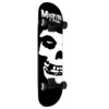 Zero Skateboards Misfits Fiend Skull Black / White Complete Skateboard - 8.25"