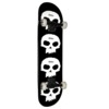 Zero Skateboards Multi Skull Black / White Complete Skateboard - 8.25"