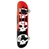 Zero Skateboards 3 Skull with Blood Black / White / Red Complete Skateboard - 8"