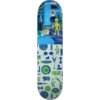 Alien Workshop Skateboards Yaje Popson Zenith White Skateboard Deck - 8.12"
